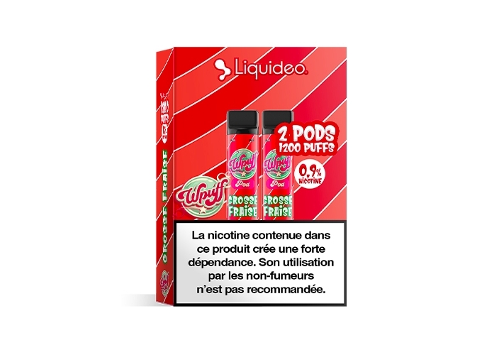 BOITE DE 2 PODS GROSSE FRAISE 09 MG (5)