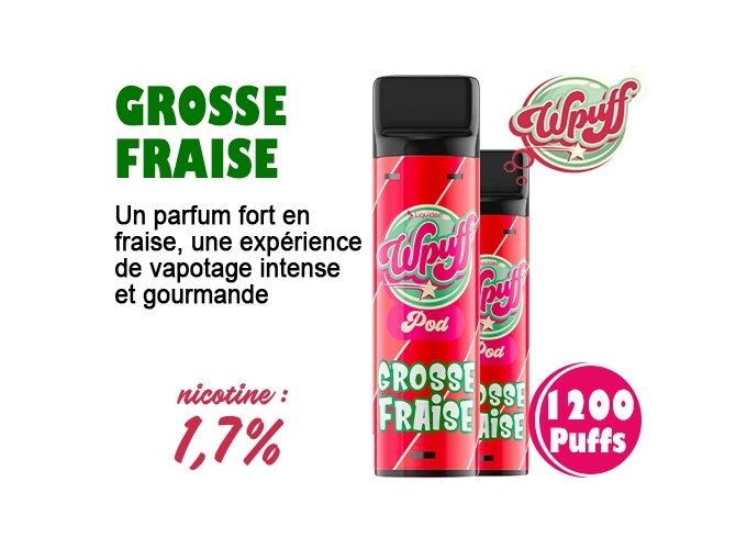 BOITE DE 2 PODS GROSSE FRAISE 17 MG (5)