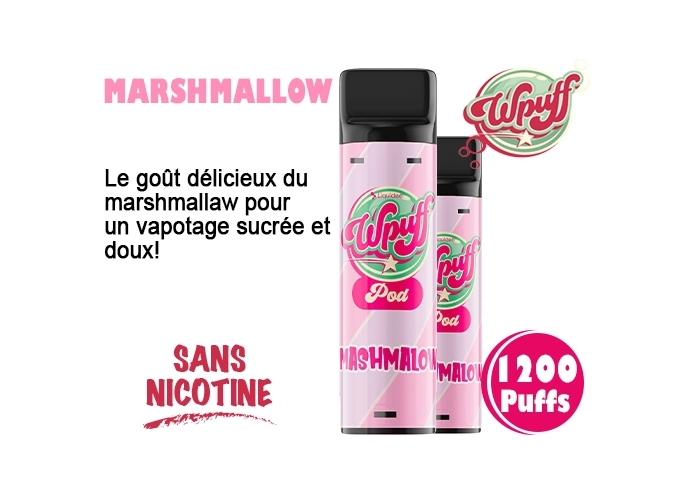 BOITE DE 2 PODS MARSHMALLOW 00 MG (5)