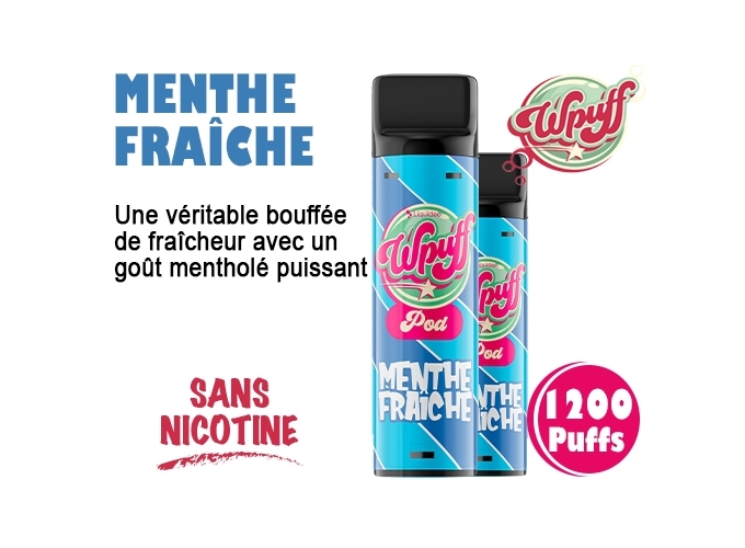 BOITE DE 2 PODS MENTHE FRAICHE 00 MG (5)