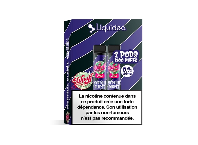 BOITE DE 2 PODS MYRTILLE GLACÉE  09 MG (5)