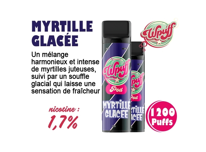 BOITE DE 2 PODS MYRTILLE GLACÉE  17 MG (5)