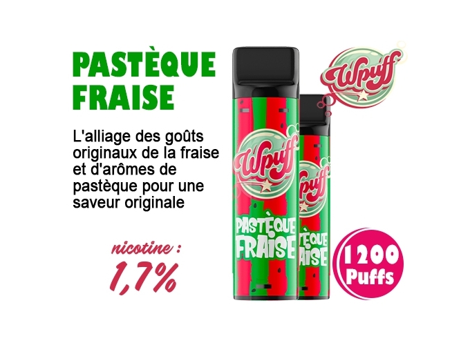 BOITE DE 2 PODS PASTÉQUE FRAISE 17 MG (5)