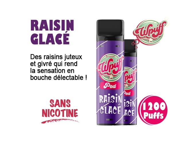 BOITE DE 2 PODS RAISIN GLACÉE 00 MG (5)