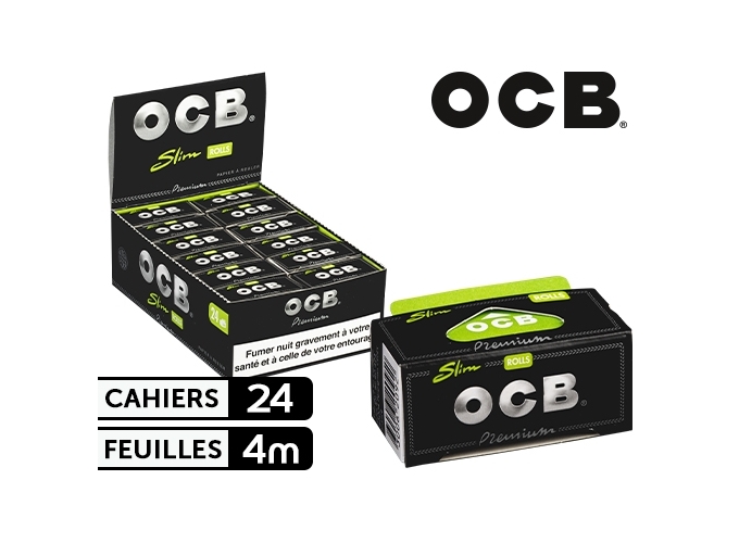 BOITE DE 24 OCB ROLLS PREMIUM ULTRA FIN (1)