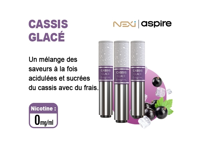 BOITE DE 3 POD NEXI ONE CASSIS GLACÉ 00 MG