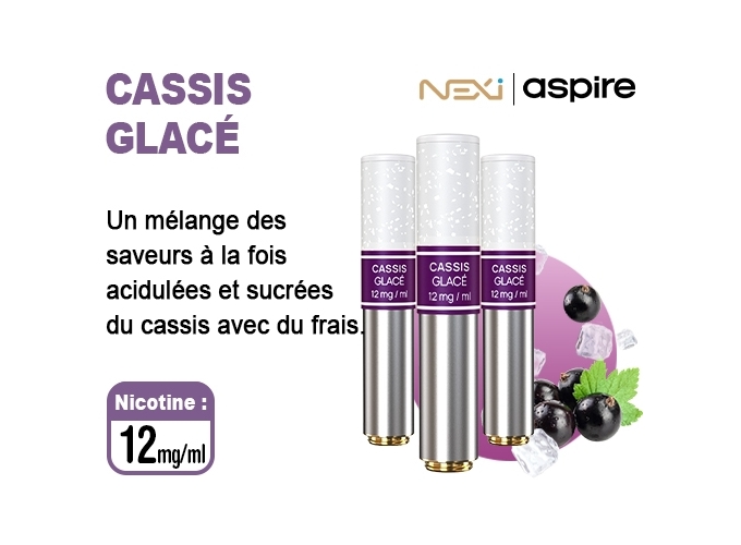 BOITE DE 3 POD NEXI ONE CASSIS GLACÉ 12 MG