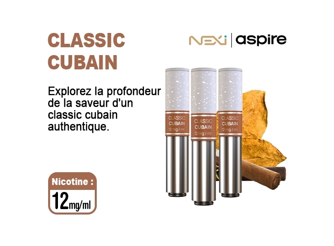 BOITE DE 3 POD NEXI ONE CLASSIC CUBAIN 12 MG