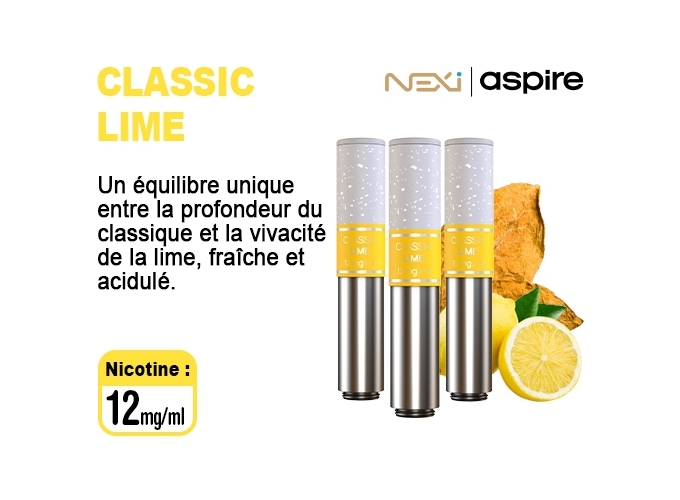 BOITE DE 3 POD NEXI ONE CLASSIC LIME 12 MG
