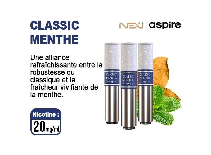 BOITE DE 3 POD NEXI ONE CLASSIC MENTHE 20 MG