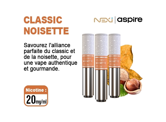 BOITE DE 3 POD NEXI ONE CLASSIC NOISETTE 20 MG