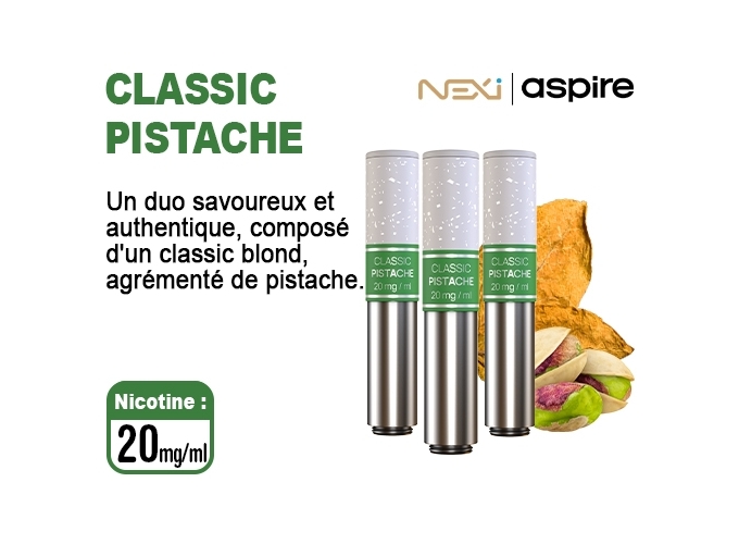 BOITE DE 3 POD NEXI ONE CLASSIC PISTACHE 20 MG