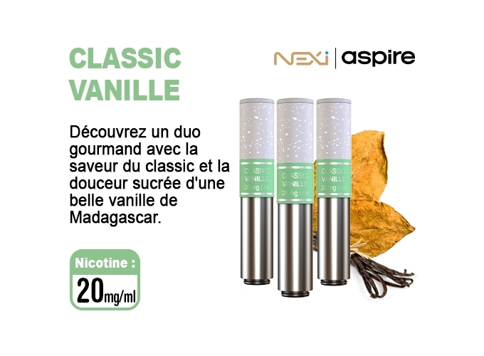 BOITE DE 3 POD NEXI ONE CLASSIC VANILLE 20 MG