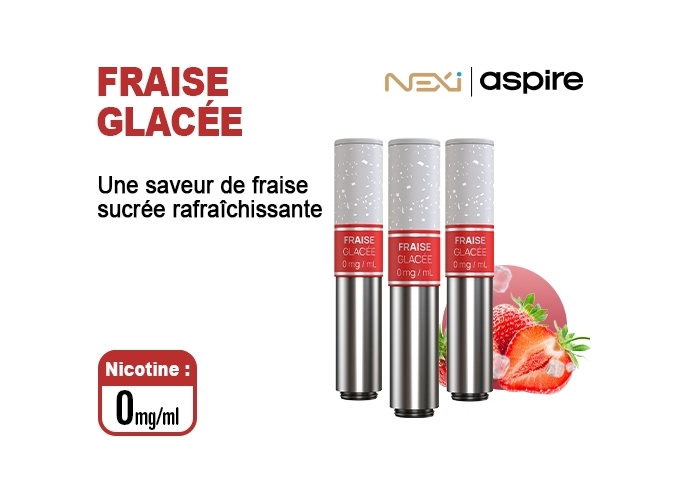 BOITE DE 3 POD NEXI ONE FRAISE GLACÉ 00 MG