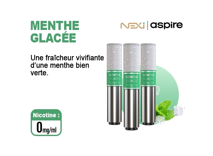 BOITE DE 3 POD NEXI ONE MENTHE GLACÉ 00 MG