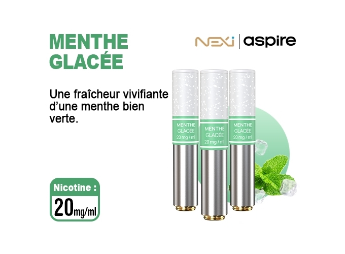 BOITE DE 3 POD NEXI ONE MENTHE GLACÉ 20 MG