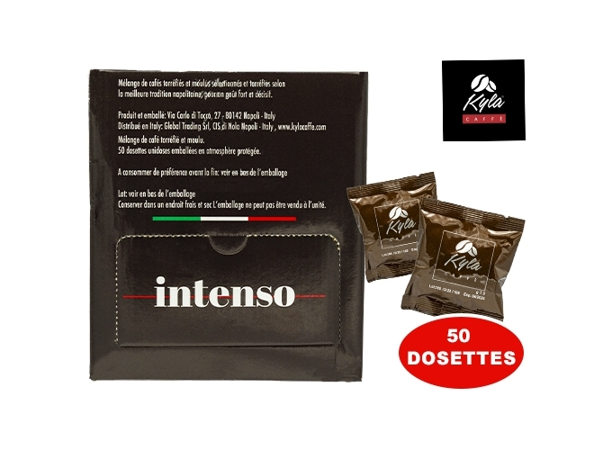 BOITE DE 50 DOSETTES DE CAFE KYLA INTENSO