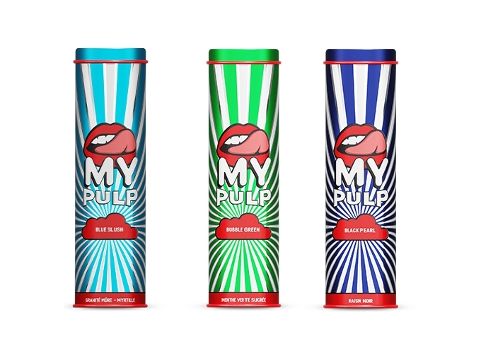 BOITE METAL VIDE MY PULP  50 ML COULEUR ALEATOIRE