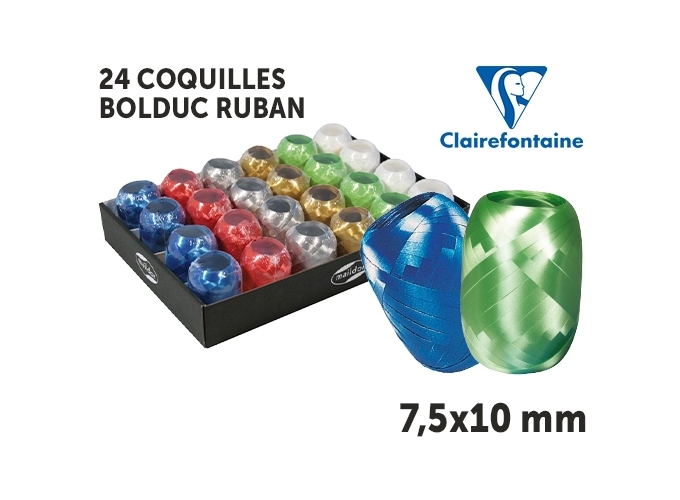 BOLDUC 7,5MMX10MS S COQUE COUL. ASS. (BTE.24)
