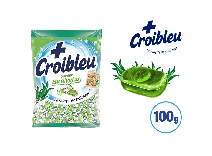 BONBON CROIBLEU SACH. 100G EUCALYPTUS  (12)
