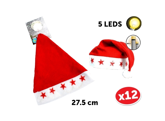 BONNET NOEL LUMINEUX ADULTE (12)