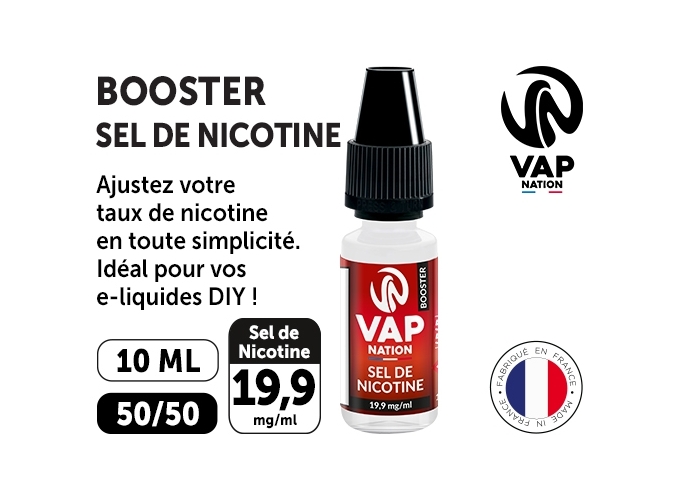 BOOSTER AUX SELS DE NICOTINE20 MG VAP NATION