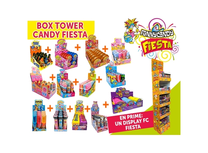 BOX TOWER FUNNY CANDY FIESTA 376 UVC (1)