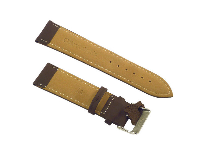 BRACELET PU CUIR DOUBLE MARRON 16mm   (1)