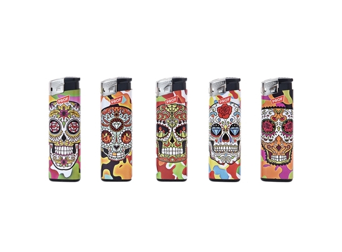 BRIQ. PROF GM ELECTR. COLLOR SKULLS (50)