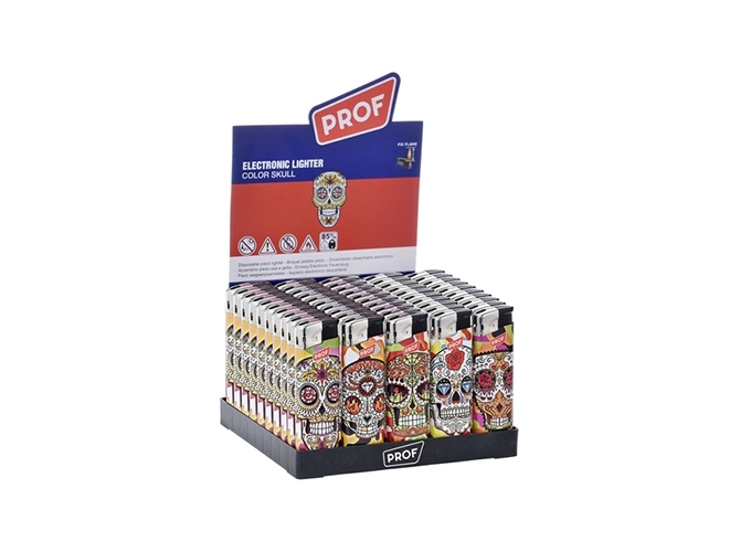BRIQ. PROF GM ELECTR. COLLOR SKULLS (50)