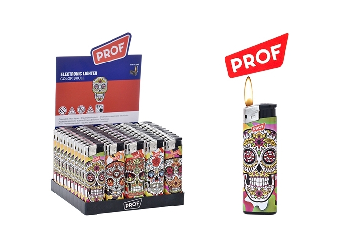 BRIQ. PROF GM ELECTR. COLLOR SKULLS (50)