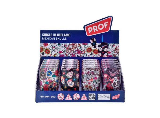 BRIQ. PROF SKULLS BLUE FLAME  (PR.20)