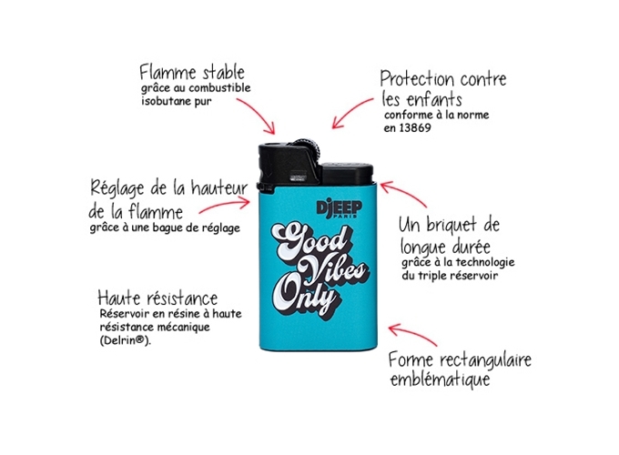 BRIQUET DJEEP ''POSITIVE'' (BARQ. 24 PIECES)