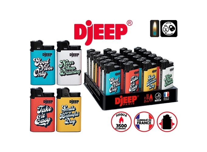 BRIQUET DJEEP ''POSITIVE'' (BARQ. 24 PIECES)
