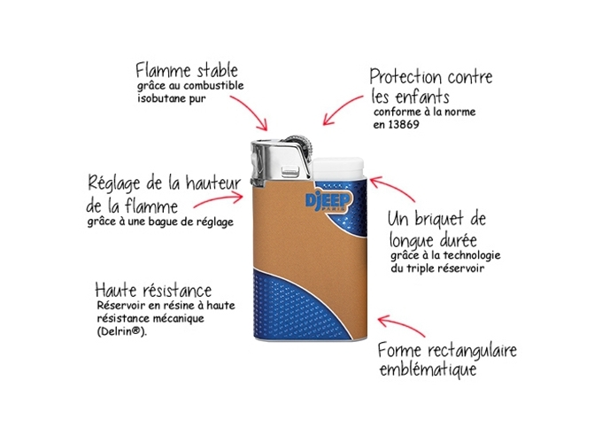 BRIQUET DJEEP ''TWO TONE'' (BARQ. 24 PIECES)