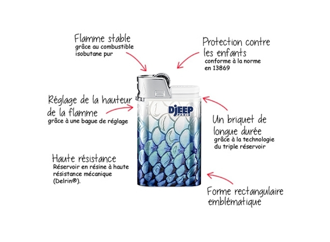 BRIQUET DJEEP ''UNDERWATER'' (BARQ. 24 PIECES)