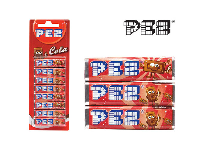 BTE 12 CARTES DE 8 RECH. PEZ COLA (1)