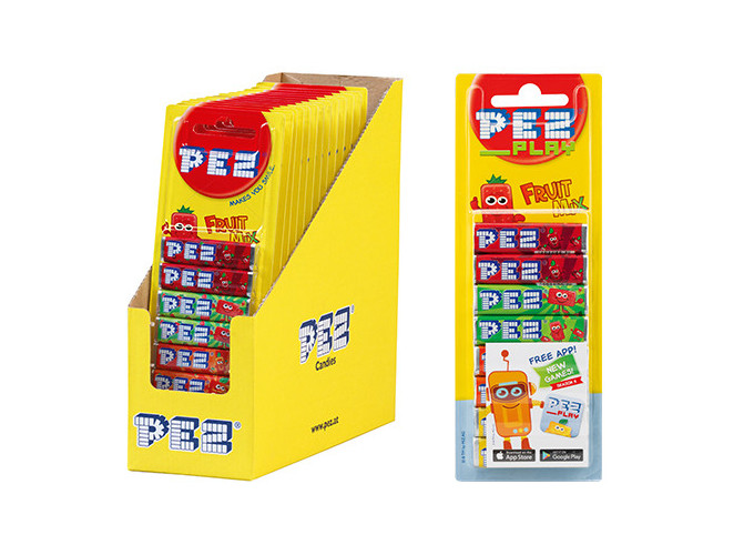 BTE 12 CARTES DE 8 RECH. PEZ FRUITS (1)