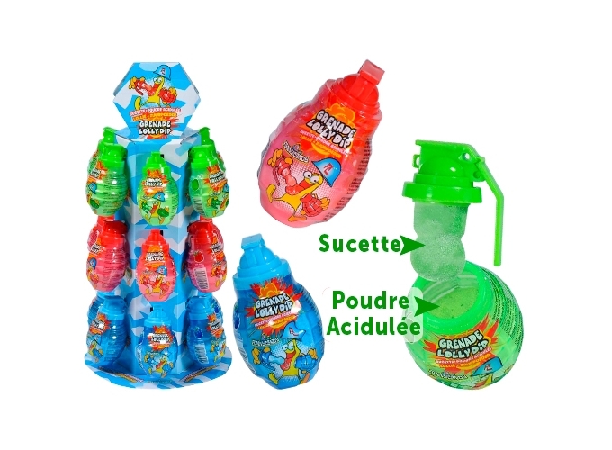 BTE 18 'SUCETTE' GRENADE LOLLY DIP (1)