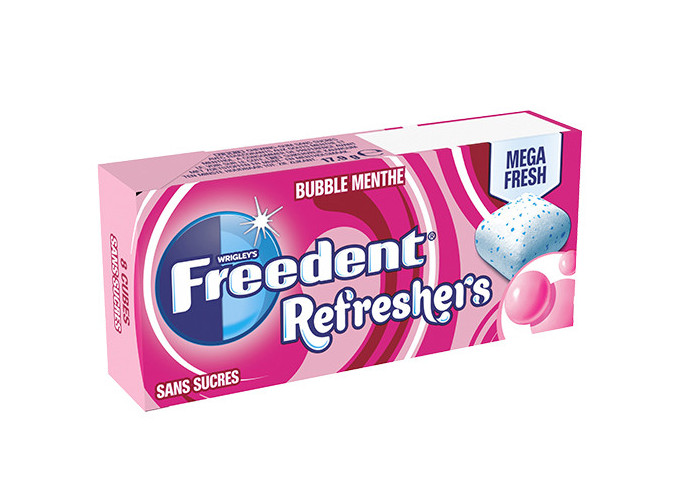 BTE 24 ETUIS FREEDENT REFRESHERS BUBBLE MENTHE (1)