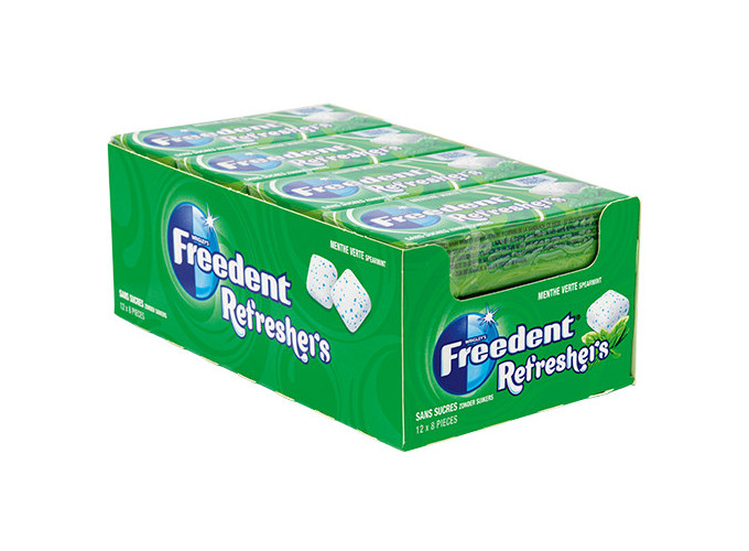 BTE 24 ETUIS FREEDENT REFRESHERS MENTHE VERTE (1)