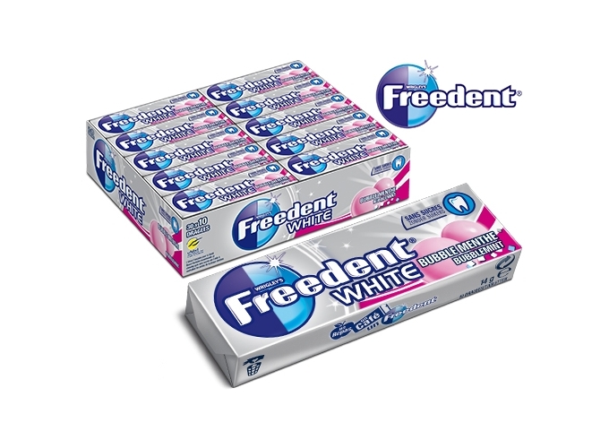 BTE 30 ETUIS FREEDENT WHITE BUBBLE MENTHE (1)