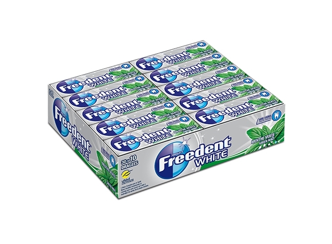 BTE 30 ETUIS FREEDENT WHITE MENTH VERTE (1)