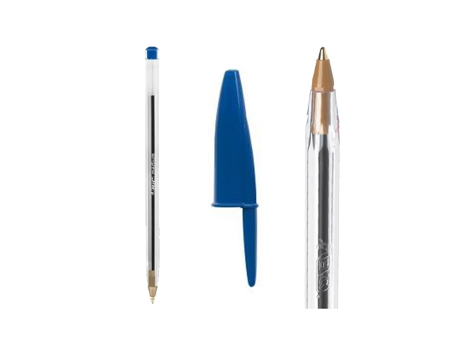BTE 50 BIC CRISTAL PTE MOYENNE BLEU (1)
