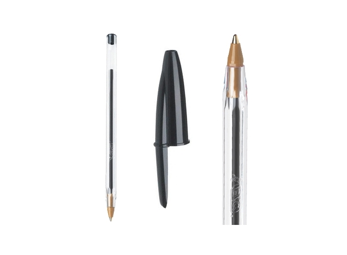 BTE 50 BIC CRISTAL PTE MOYENNE NOIR (1)