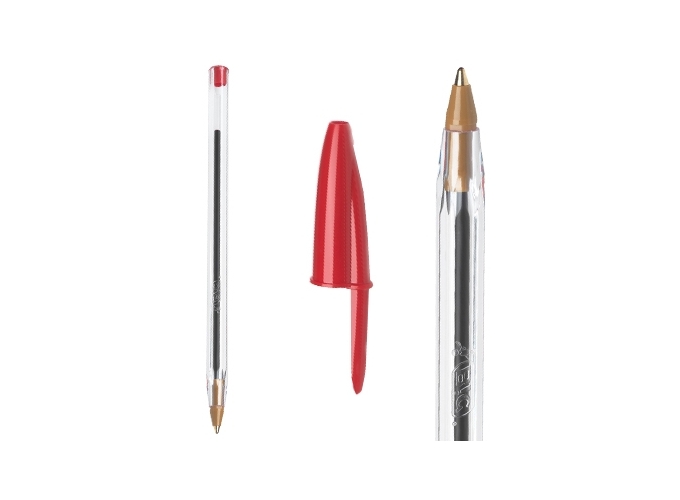 BTE 50 BIC CRISTAL PTE MOYENNE ROUGE (1)