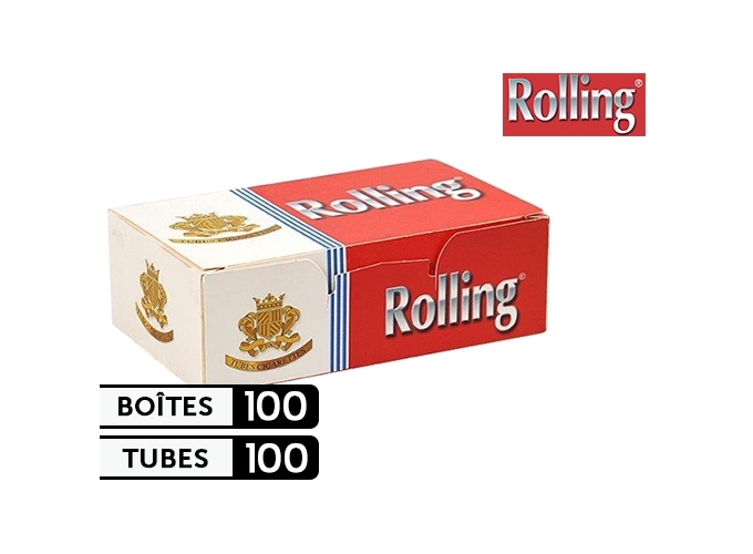 BTE DE 100 TUBES ROLLING (100)
