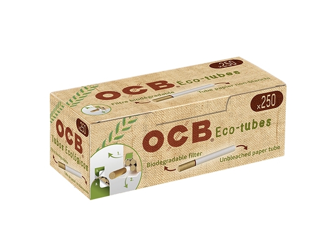 BTE DE 250 TUBES OCB BIODEGRADABLE (PAR 4 BOITES)