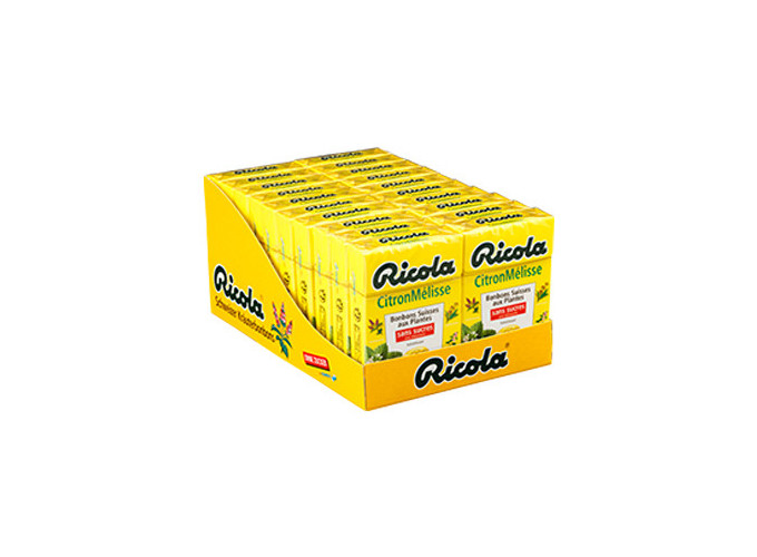 BTE RICOLA 20 ETUIS 50g BONBONS CITRON-MELISSE (1)