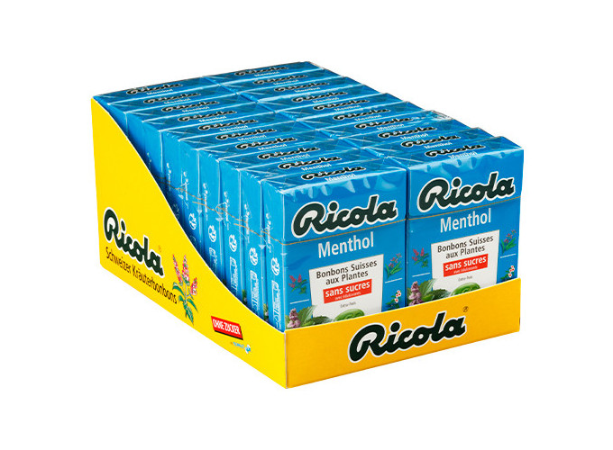 BTE RICOLA 20 ETUIS 50g BONBONS MENTHOL (1)